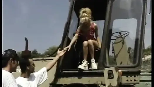 Magnificent blonde milf takes his cock for a wild ride