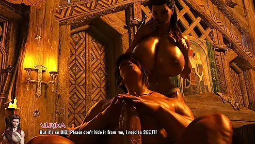 Elysielle Swallows Conan’s Big Load First – Chalinora & Calista Onlookers