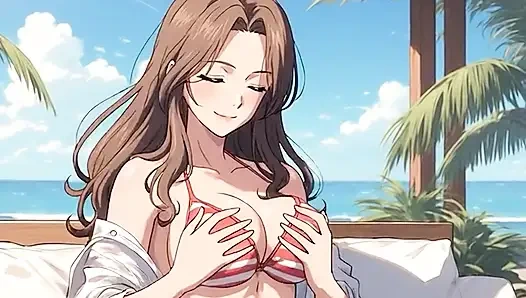 Ai Генерируемый мультфильм контент, видео без цензуры 18-летней аниме-девушки, 3D мультфильм крупным планом от Kiidzy Animates