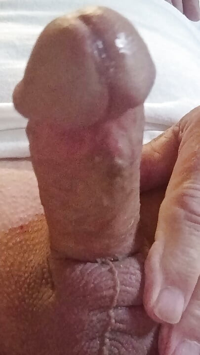 Cock head stimulation with precum