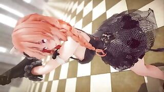 Mmd R-18 - chicas anime sexy bailando - clip 272