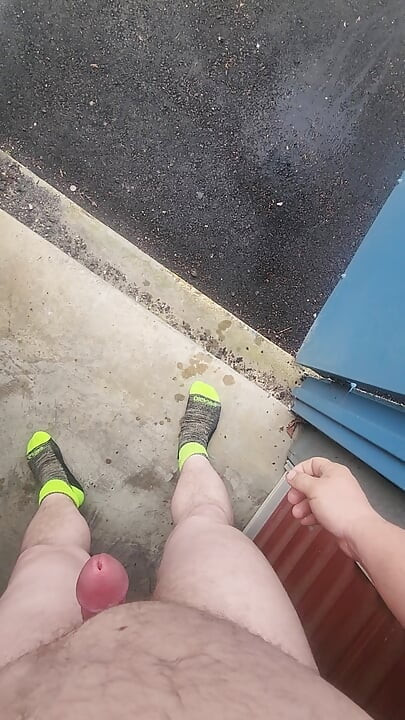 Almost Caught Enjoying the Storage Unit