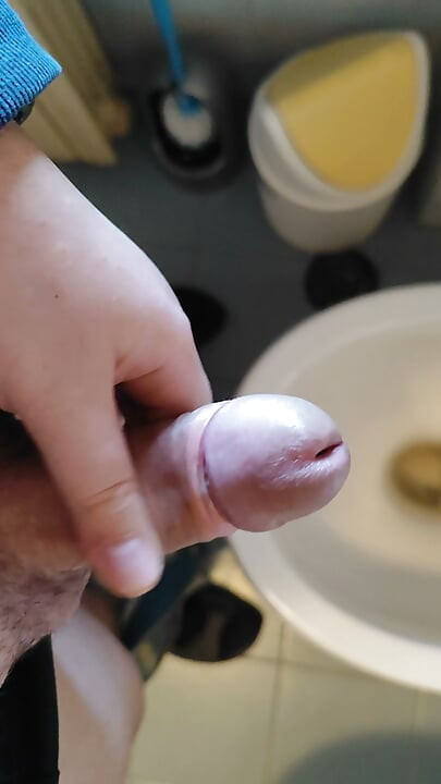 in the bathroom