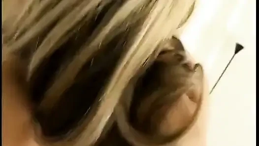 Slutty look girl likes to please her man with a blowjob