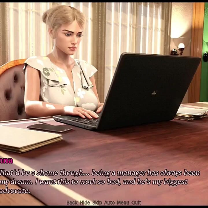 A Perfect Marriage #22 - Jake,Kendra and Anna went for lunch...Anne played with herself