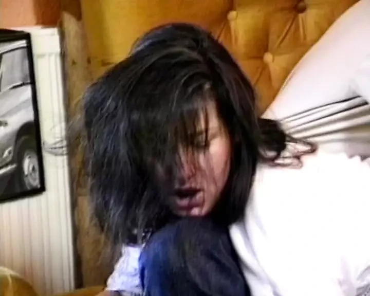 Dark haired German babe can two cocks at any time