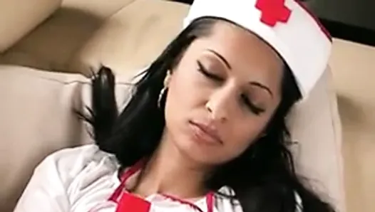 Madhuri Indian Babe Nurse Uniform