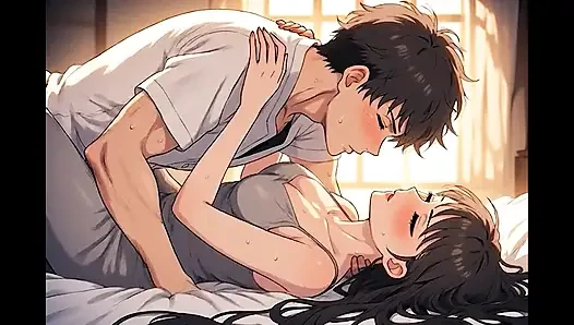 3D Cartoon on closeup kissing Animation, AI Generated Cartoon content, Uncensored video of 18 Year old Anime Girl
