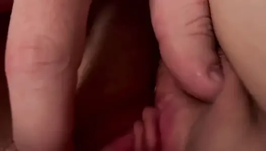 Wifey Gets Fingered To Earth Shaking Orgasm, Close Up, Female POV