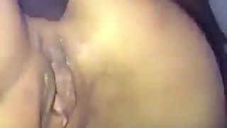 Grosse bite noire, anal