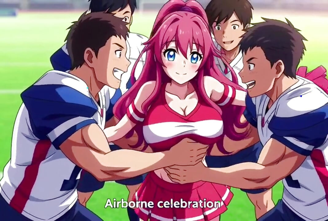 cheerleader Mia gives her favorite team the ultimate private celebration