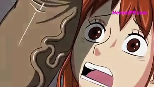 Robin и Nami из Onepiece получают горячую трах-сессию