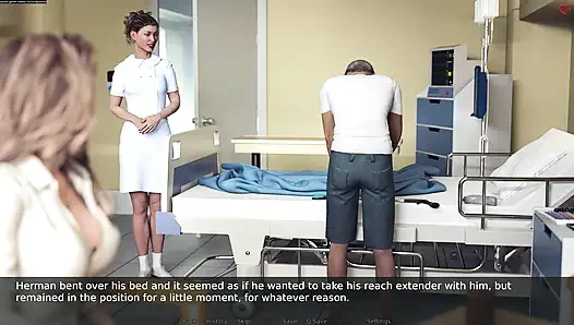 Жена и мачеха настоящая трахающаяся шаловливая медсестра, расширенная сцена с Элли 1