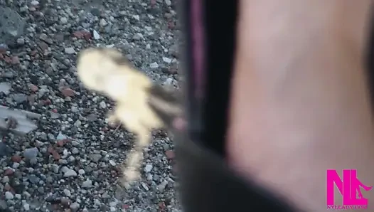 Miry gravel si cewek mesum lagi asik beceknya pakai sepatu hak tinggi