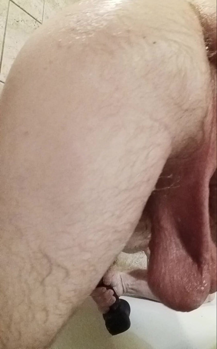Shower fun on webcam.