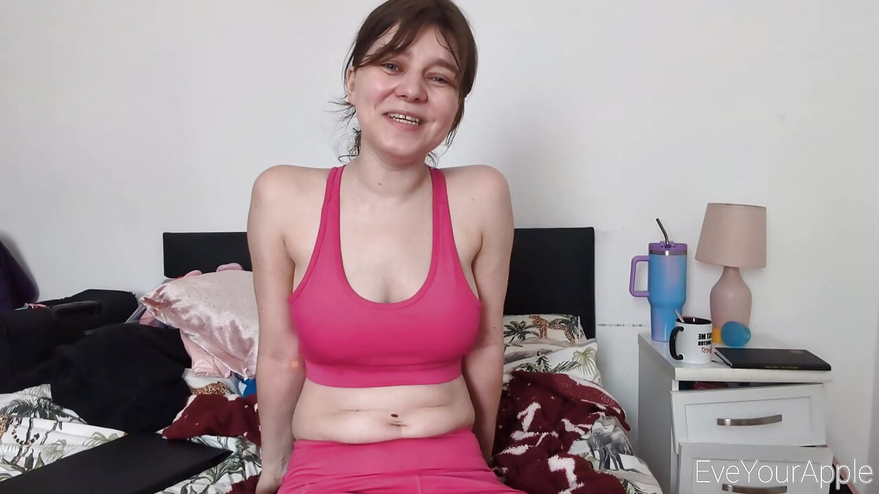 Fofa menina da academia Eve pega você na vida