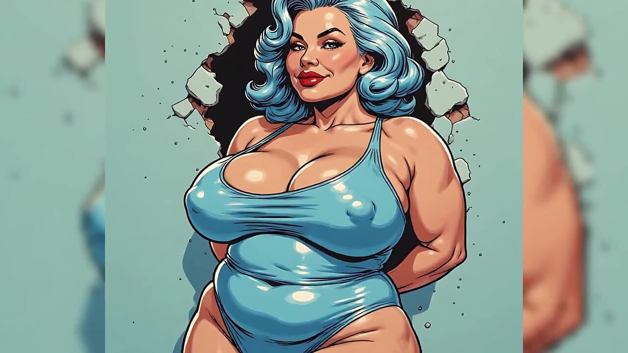Curvy Women Swimsuit Art
