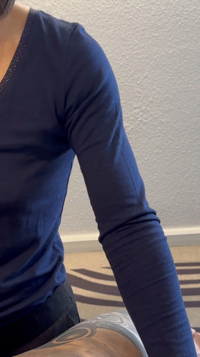 Young female dog crossed at the hotel, spits on my cock and sucks me until I squirt to swallow everything | Clip 1