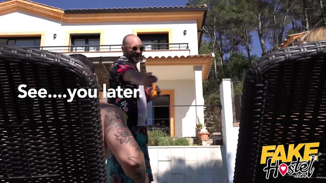 Fake Hostel Girlfriend seduced by crazy Spanish guy