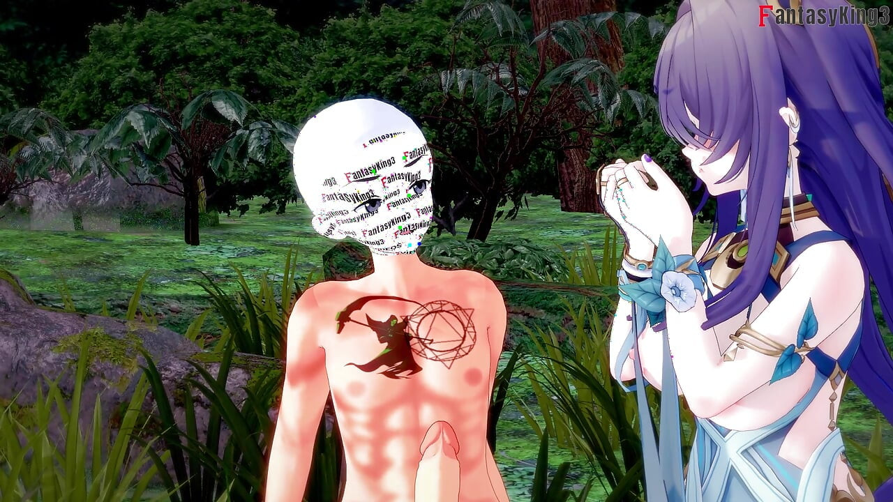 Lauma quente ahegao sexo na floresta - Genshin Impact