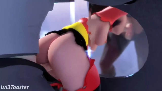 Elastigirl Stretched Thin by Lvl3Toaster