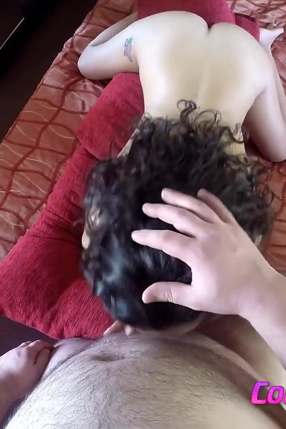 Sexy slut in cheap hotel rides cock and fucked from behind