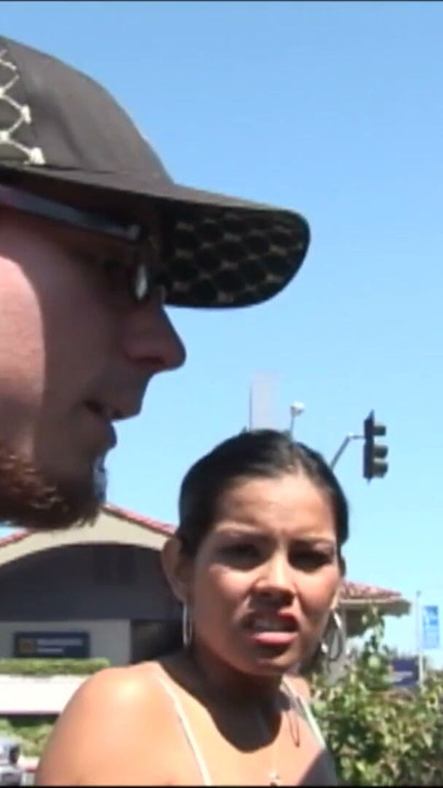 First white guy blowjob for cute Latina | Clip 1