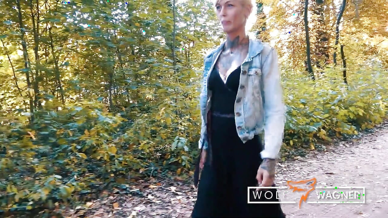 Filthy tattoo MILF Vicky Hundt banged by a giant! Wolf Wagner