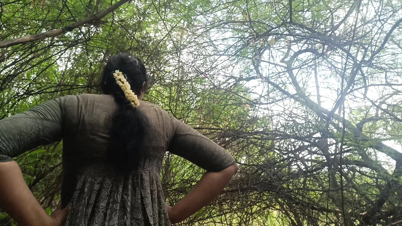 Housewife outdoor sucking cock