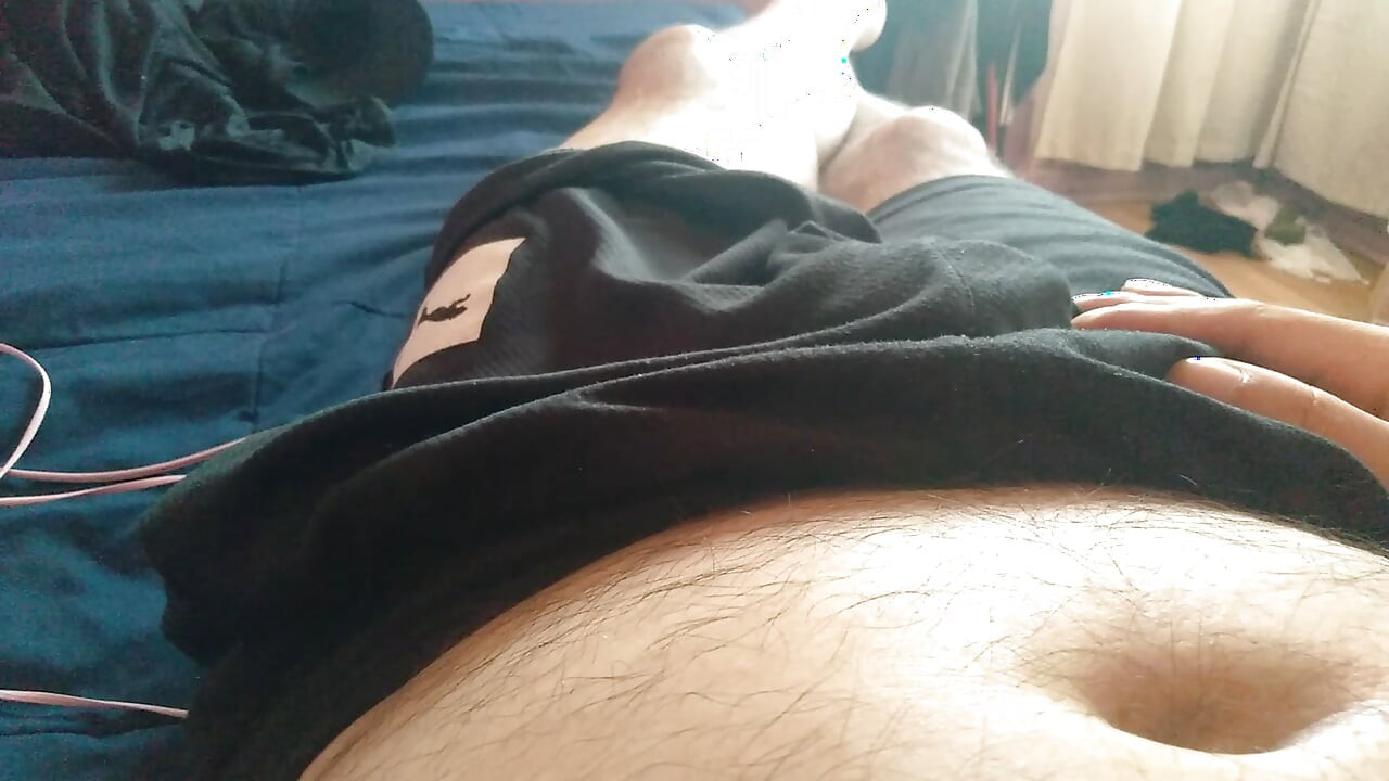 Addicted to hard sex, he masturbates to get his wonderful dick erect.