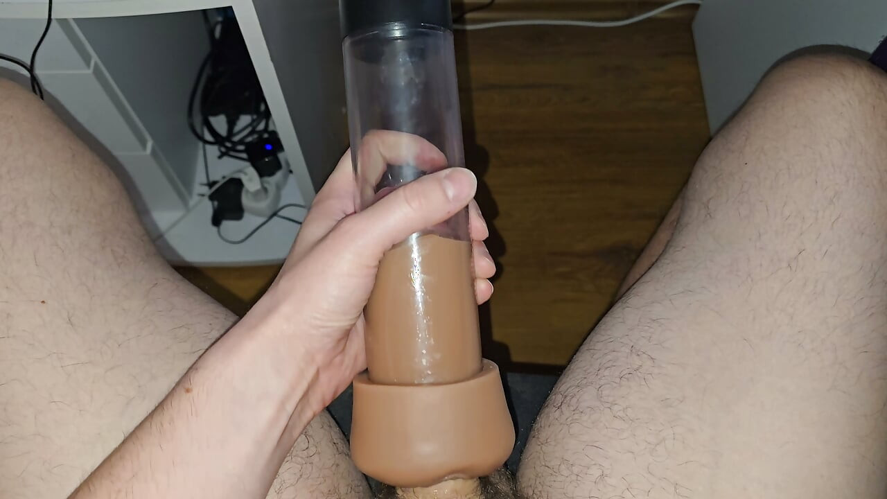 My Dick Vs Vacuum Pump - Watching It Get Bigger