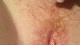 Masturbating with my wet pussy util I cum