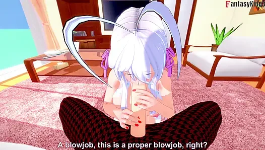 Hot teacher Rossweisse invites me to her house to fuck - HS DXD NTR Madness 13