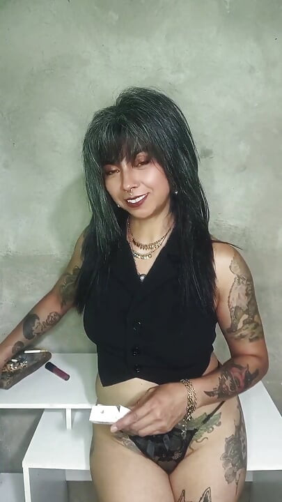 Silent Topless Smoke Seduction