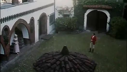 Schöne blonde schwanzlutscht muschi und fickt im schloss