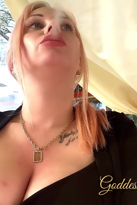 Smoking outdoors!!