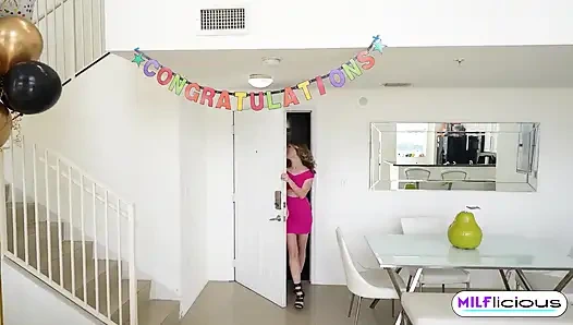 Graduation Surprise Party W/ My Stepmom Anya Olsen.