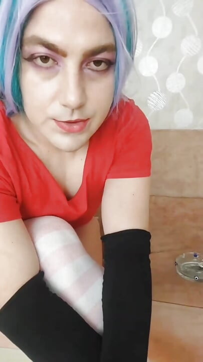 Šminker sissy lepa manekenka
