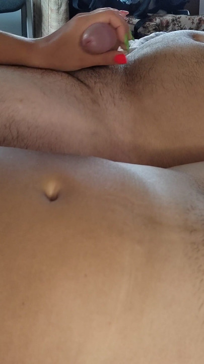 Close up mutual masturbation. Hot sexy tight pussy. POV. Stepsister playing with stepbrother. | Clip 1