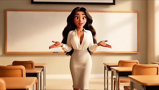 Hot Teacher Strips Completely Naked During Class – Erotic Nude Lesson