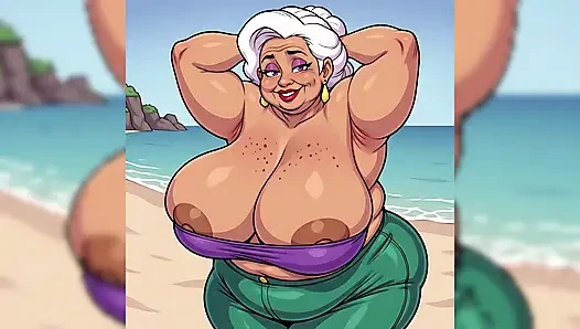 Ai si cewek semok india super semok lagi asik di pantai