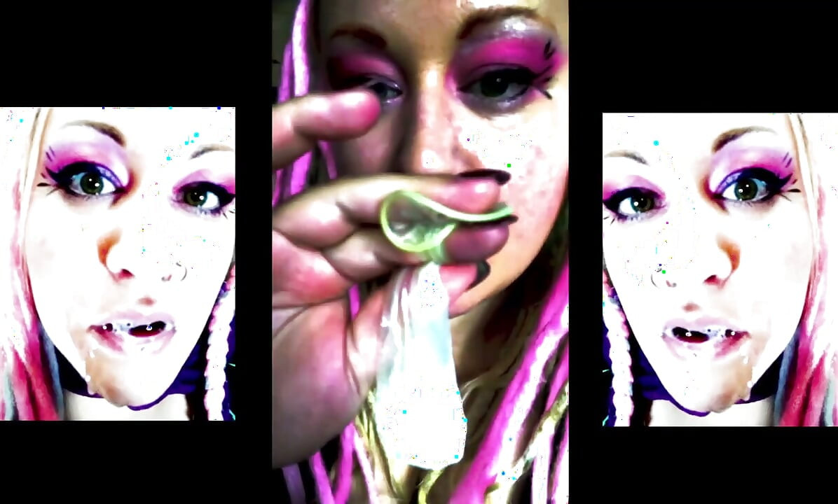 Only True Sissy Eat Cum From Used Condoms Prove Yourself Now