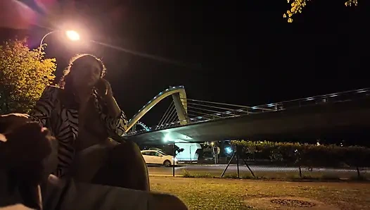 Seorang eksibisian datang ke pelacur di tempat. Dia tidak tahu apa yang harus dilakukan dengannya.