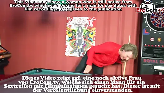 German granny does her first sex casting for pocket money