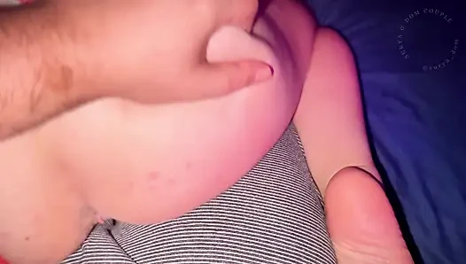 "Cum fast, she's coming back" My girlfriend went out and her sister asked for a creampie