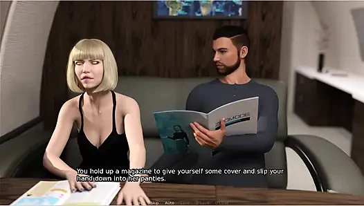 Omas haus - gameplay - rollenspiel - betrügende ehefrau mit dickem arsch gibt tiefe kehle vor ehemann