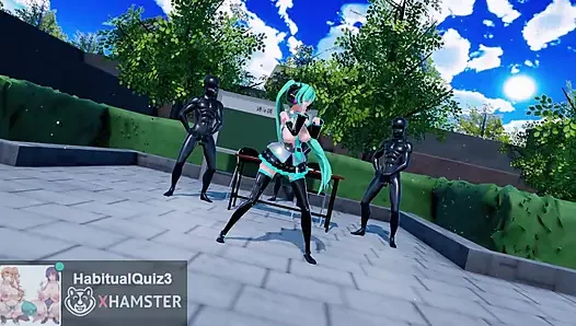 Mmd r18 hatsune miku pengen nyepong kontol besar sambil nyepong kontol