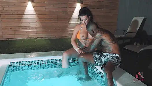 Pool BBC Slut Out