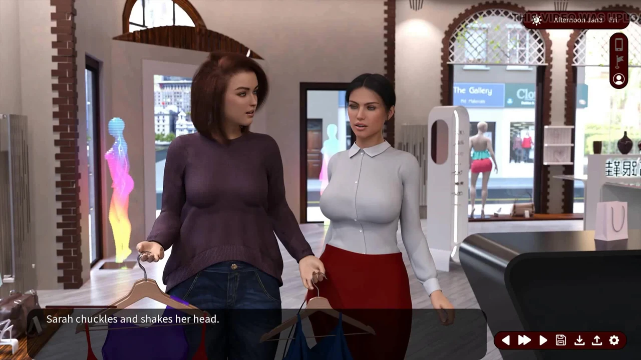 Arzu fısıltıları: giyim mağazasında seksi güzel evli kadın - bölüm 3