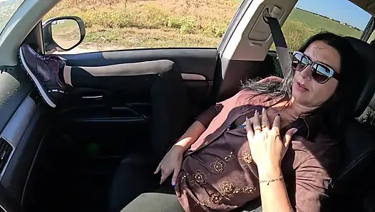 Intensives autospiel - masturbation mit engen leggings, blowjob &unordentliche gesichtsbesamung 305